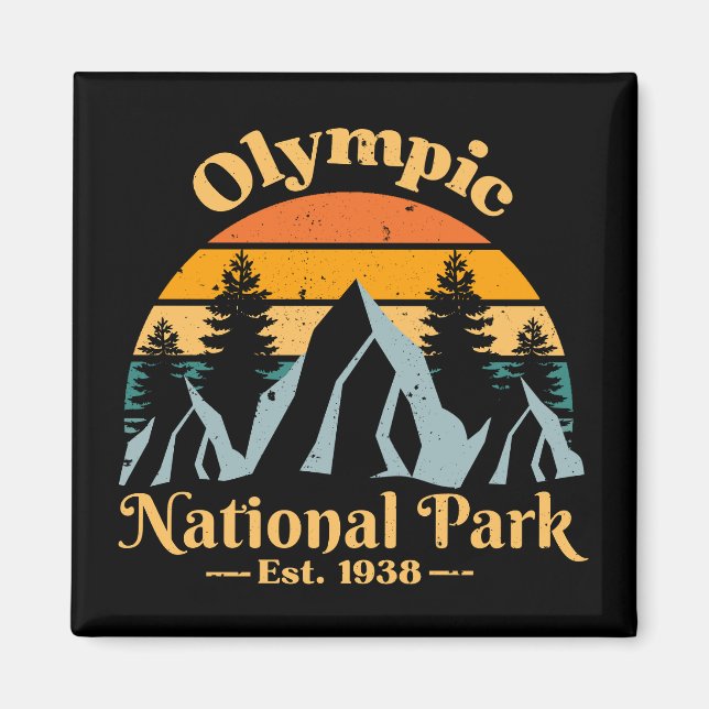 Olympic nationalpark magnet (Framsidan)