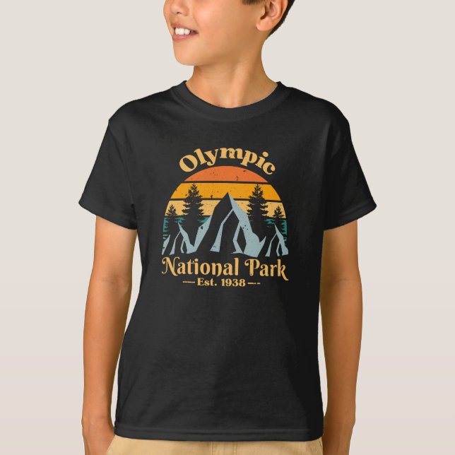 Olympic nationalpark t shirt (Framsida)