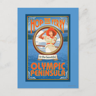 Olympic Peninsula, WashingtonHop färjan Vykort