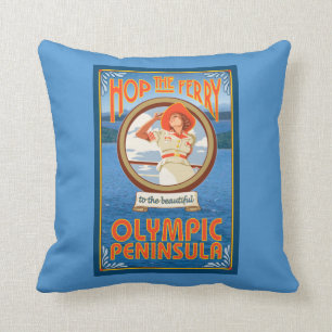 Olympic Peninsula, WashingtonHoppa med färjan Kudde