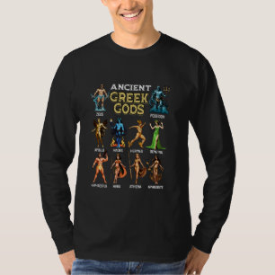 Olympier Antika grekiska gudar Grekiskt liv Grekis T Shirt