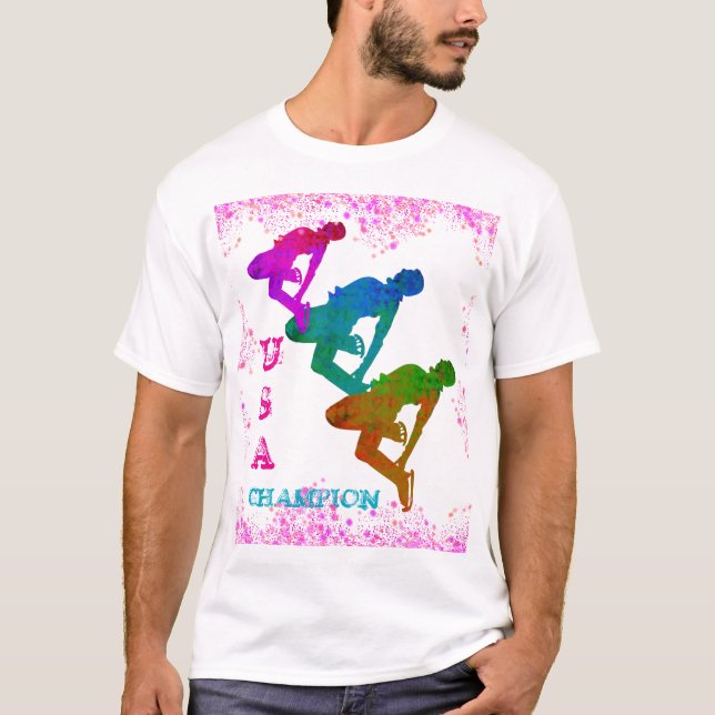 OLYMPIISK SKRIDSKOÅKNING  T SHIRT (Framsida)