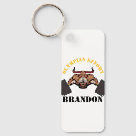 "Olympisk ansträngning" anpassar din nyckelkedja Nyckelring