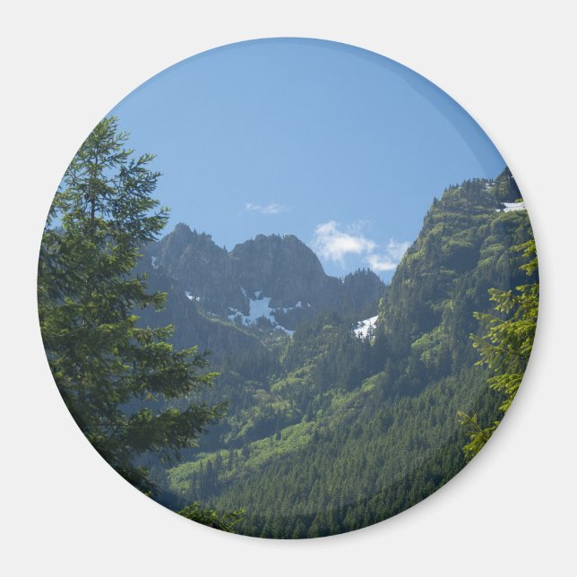 Olympisk bergscen magnet (Framsidan)