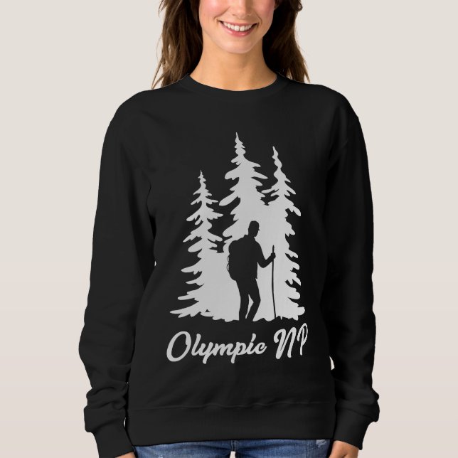 Olympisk nationalpark Hiking T Shirt (Framsida)