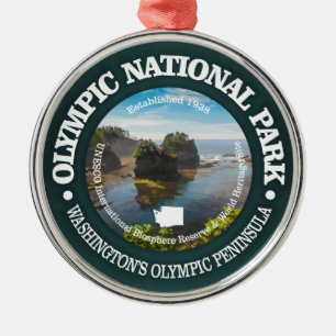 Olympisk nationalpark julgransprydnad metall