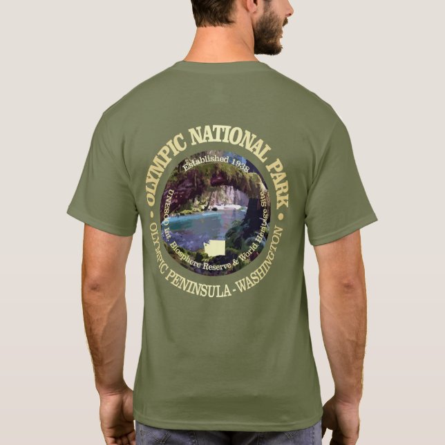 Olympisk nationalpark (NP2) T Shirt (Baksida)