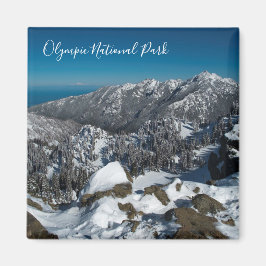 Olympisk nationalpark, orkanens ridge-vy magnet