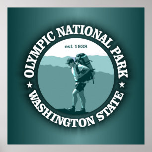 Olympisk nationalpark poster