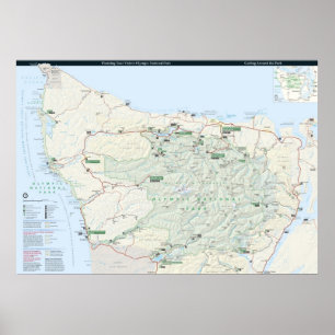 Olympisk nationalpark poster