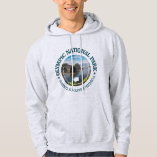 Olympisk nationalpark sweatshirt med luva