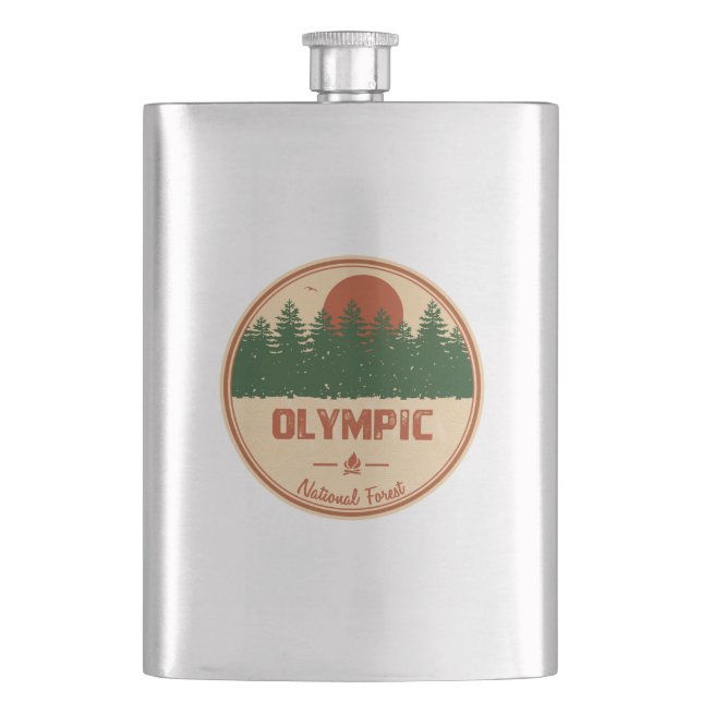 Olympisk nationalskog fickplunta (Framsidan)