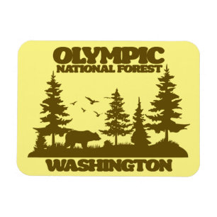 Olympisk nationalskog magnet