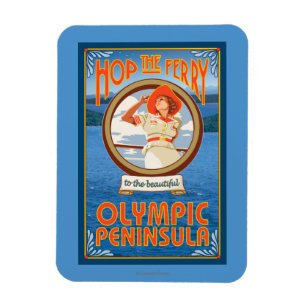 Olympisk peninsula, WashingtonHop färjan Magnet
