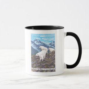 Olympisk peninsula, WashingtonMountain getter Mugg
