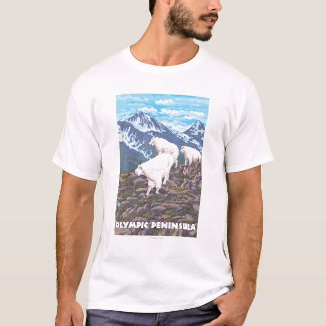 Olympisk peninsula, WashingtonMountain getter T-shirt (Framsida)