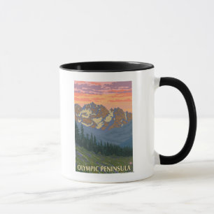 Olympisk peninsula, WashingtonSpring blommor Mugg