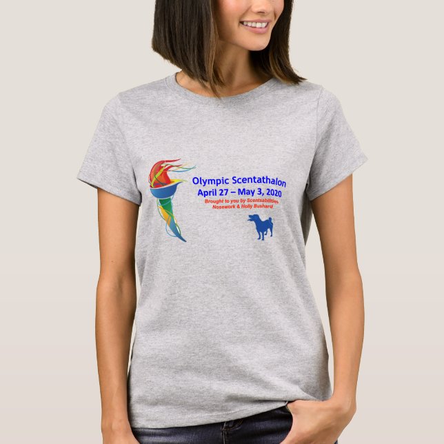 Olympisk scentatalon Dam T-shirt (Framsida)