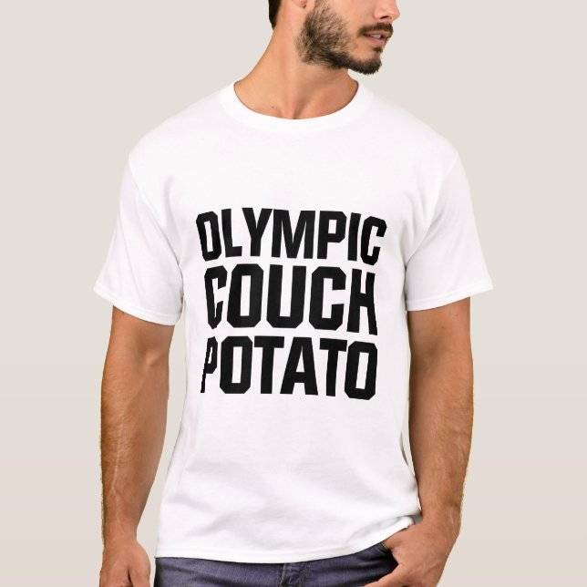 Olympisk soffapotatis t shirt (Framsida)