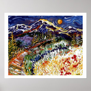 Olympisk solnedgång poster