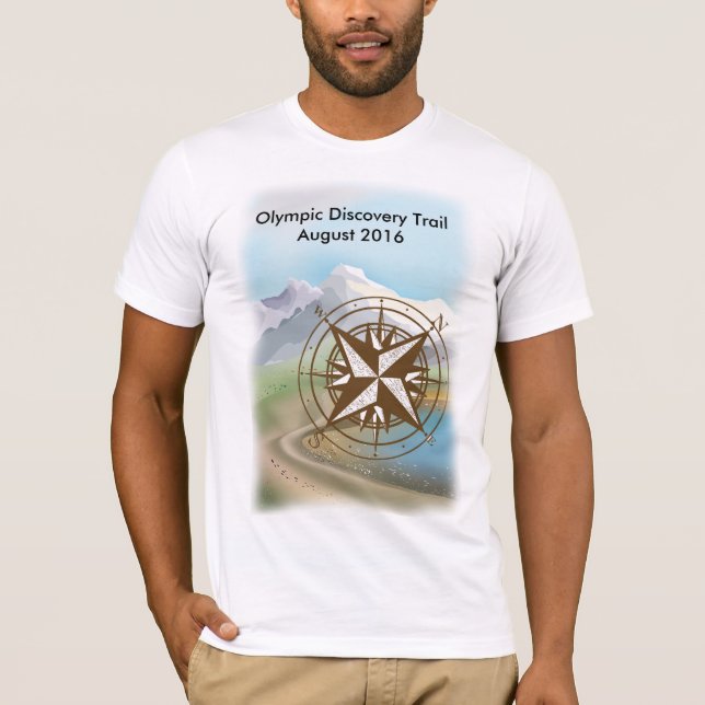 Olympisk Tshirt för upptäcktslingaritt T-shirt (Framsida)