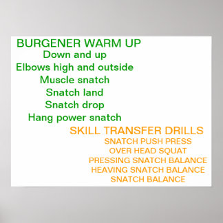 Olympisk upplyft poster