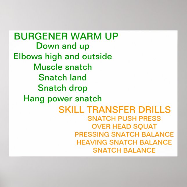 Olympisk upplyft poster (Framsidan)