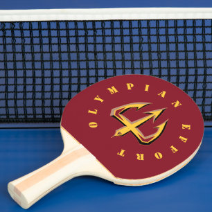 "Olympiska ansträngningen" Ping Pong Paddle Pingisracket