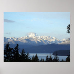 Olympiska berg poster