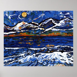 Olympiska bergen poster