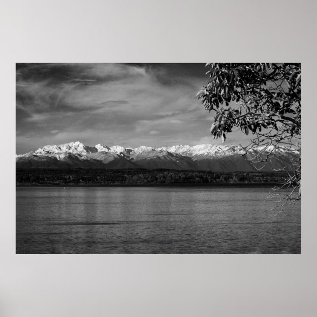 Olympiska bergen poster (Framsidan)