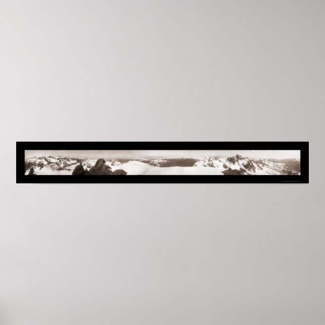 Olympiska bergen WA Photo 1907 Poster (Framsidan)