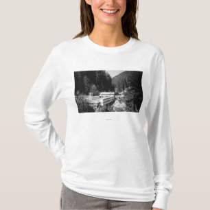 Olympiska Hot Springs, WA-loge beskådar T-shirt