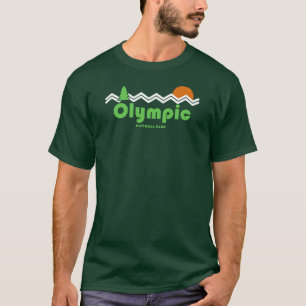 Olympiska nationalparken Retro T Shirt