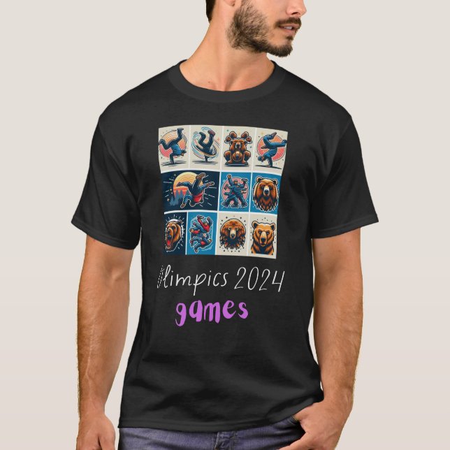 Olympiska spelen 2024 Game T Shirt (Framsida)