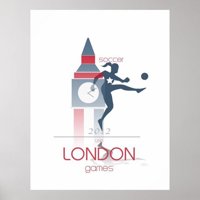 Olympiska spelen: Fotboll Poster (Framsidan)