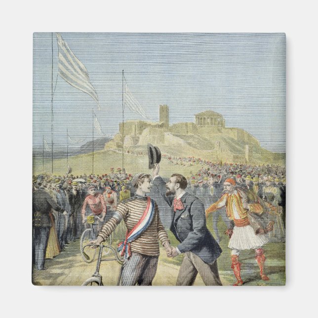 Olympiska spelen i Aten Magnet (Framsidan)