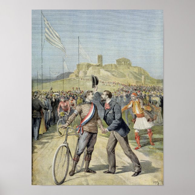 Olympiska spelen i Aten Poster (Framsidan)