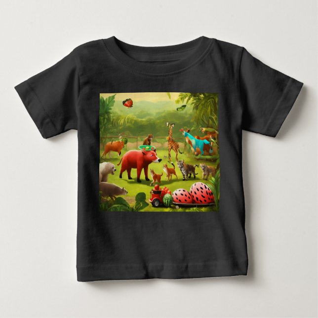 Olympiska spelen i Jungle: En rinnande Äventyr bör T Shirt (Framsida)