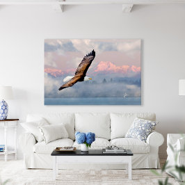 Olympiska spelen i örn - 60" x 40" canvastryck