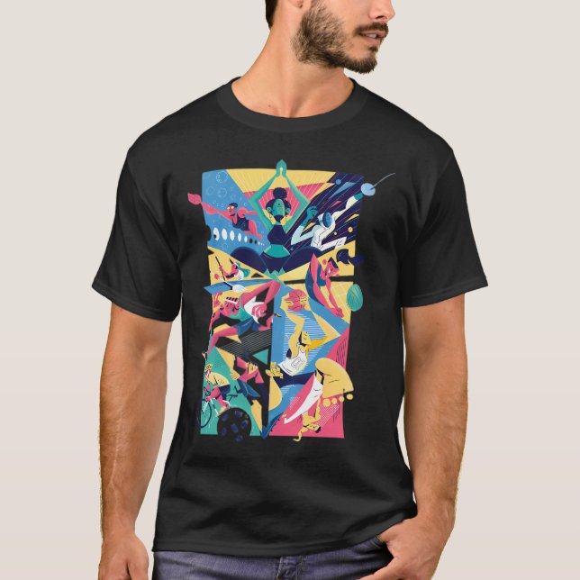 Olympiska spelen i Paris 2024 2024 T Shirt (Framsida)