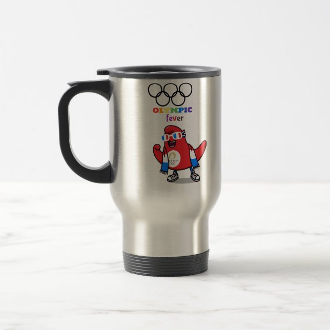 "Olympiska spelen i Paris 2024 Mugg: Sip i Stil!" Resemugg (Vänster)