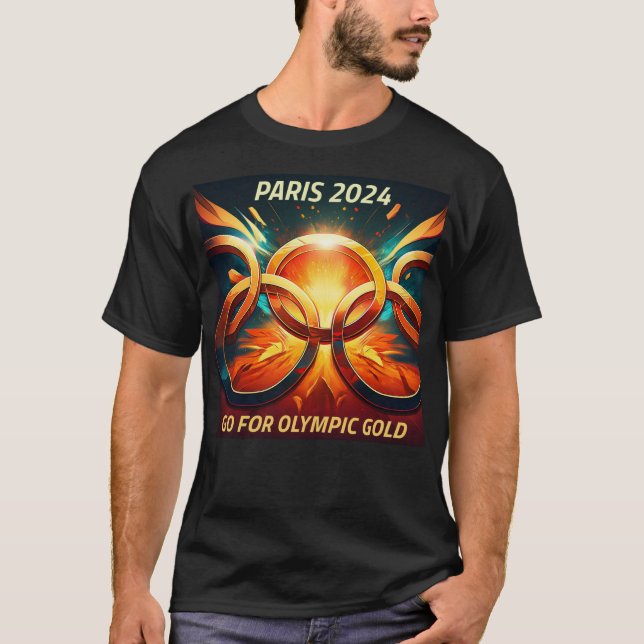 Olympiska spelen i Paris 2024 T-Shirt (Framsida)