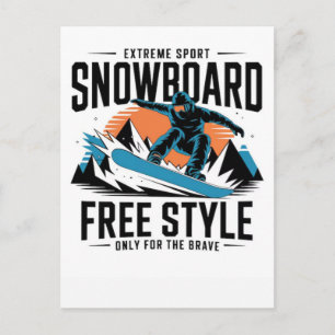 Olympiska vinterspelen 2026 Damernas snowboard Hal Helg Vykort
