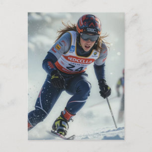 Olympiska vinterspelen 2026 Damernas snowboard Hal Helg Vykort