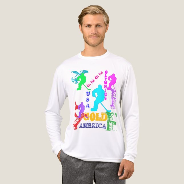 OLYMPISTISK HOCKEY T SHIRT (Hel framsida)