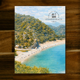 Olympos Beach, Antalya-provinsen Turkiet Minne Vykort