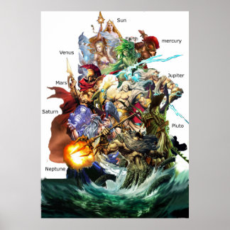 Olympus Gudarna Poster