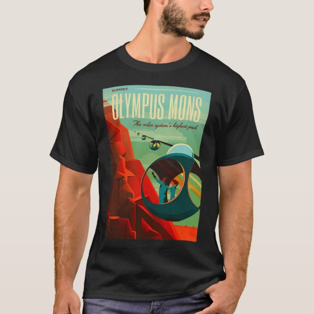 Olympus Mons - Rymdresa T Shirt (Framsida)