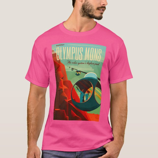 Olympus Mons - Rymdresa T Shirt (Framsida)
